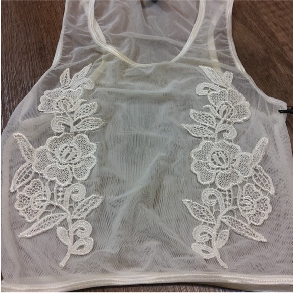 NWT REVOLVE Daydream Nation Jackie Rodes Mesh Bra With Appliqués Size Small - Picture 8 of 13